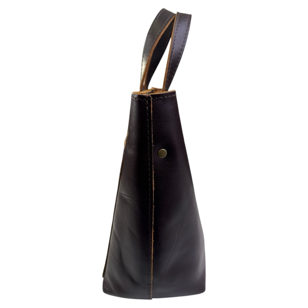 PORTLAND LEATHER COMPANY MEDIUM CROSSBODY TOTE GRIZZLY - Picture 6 of 13